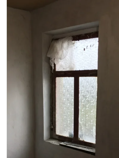 Fenster mit strukturiertem Glas