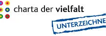 Logo Charta der Vielfalt mit Stempel Unterzeichnet