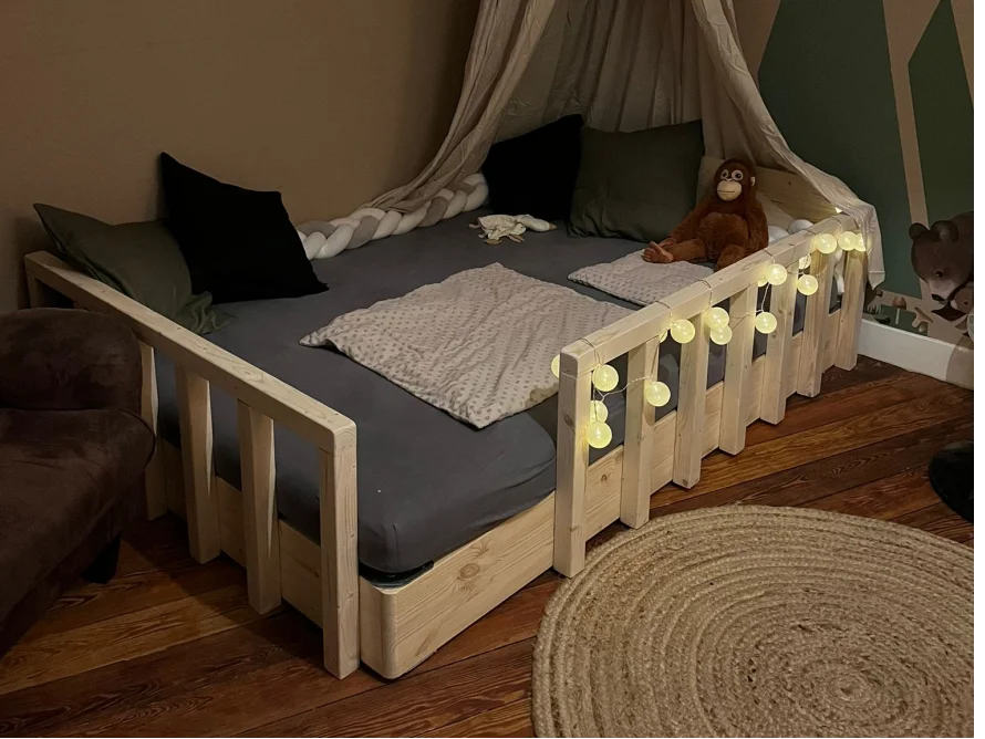 Kinderbett mit Rausfallschutz